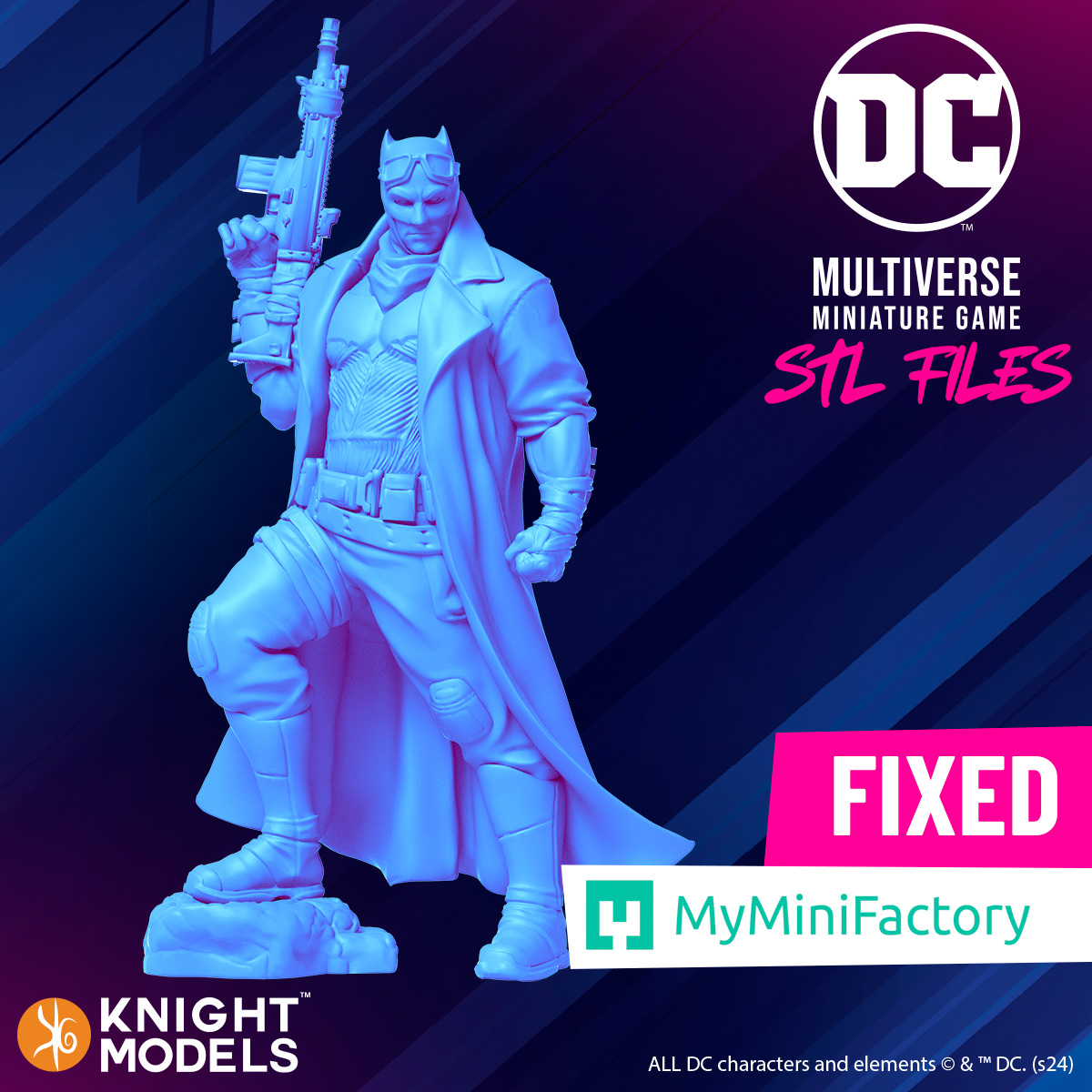 BATMAN (NIGHTMARE) – JUSTICE LEAGUE FILMS - DC HEROES STL FILES